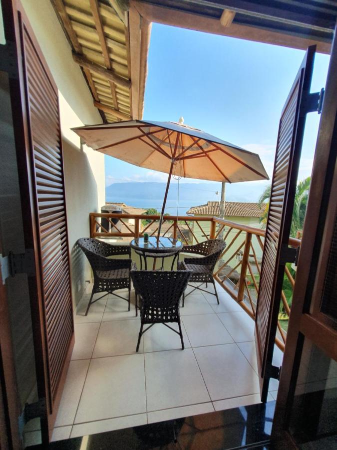 Bangalo Com Vista Para O Mar No Condominio Yacamim Ilhabela Praia Do Curral Exterior photo