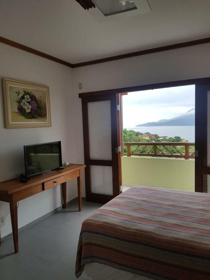 Bangalo Com Vista Para O Mar No Condominio Yacamim Ilhabela Praia Do Curral Exterior photo